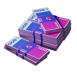 Plusieurs liasses d'argent symbolisant les bonus hebdomadaires