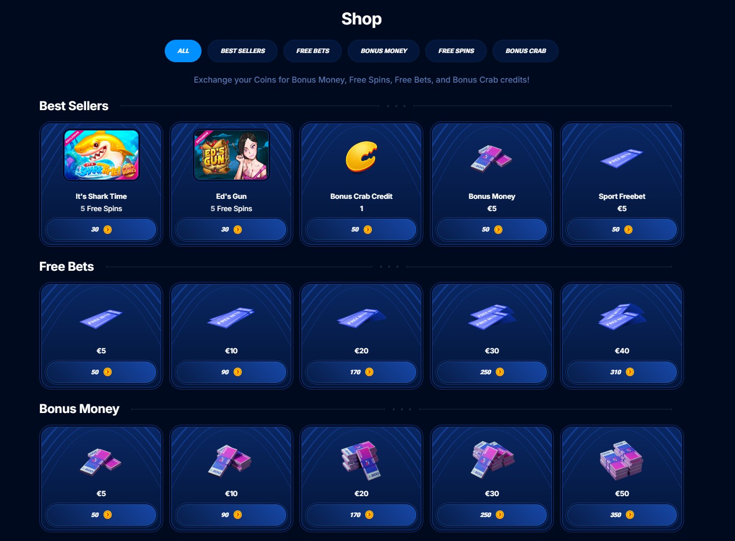 Boutique de Bonus Boomerang